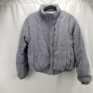 Ashley by 26 International Outerwear Corderoy Blue Jacket Coat Size Large